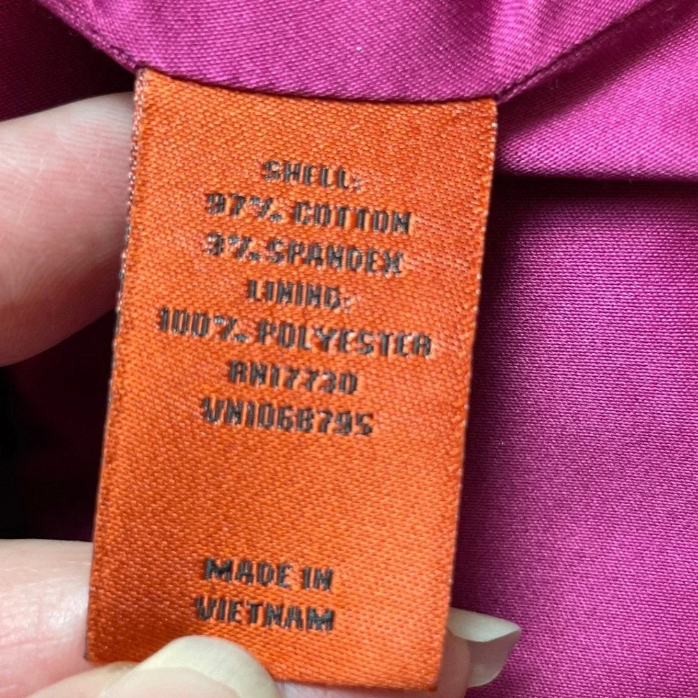 Missoni X Target Velvet Floral Coat Size XL Purple Double Breasted Trench Jacket